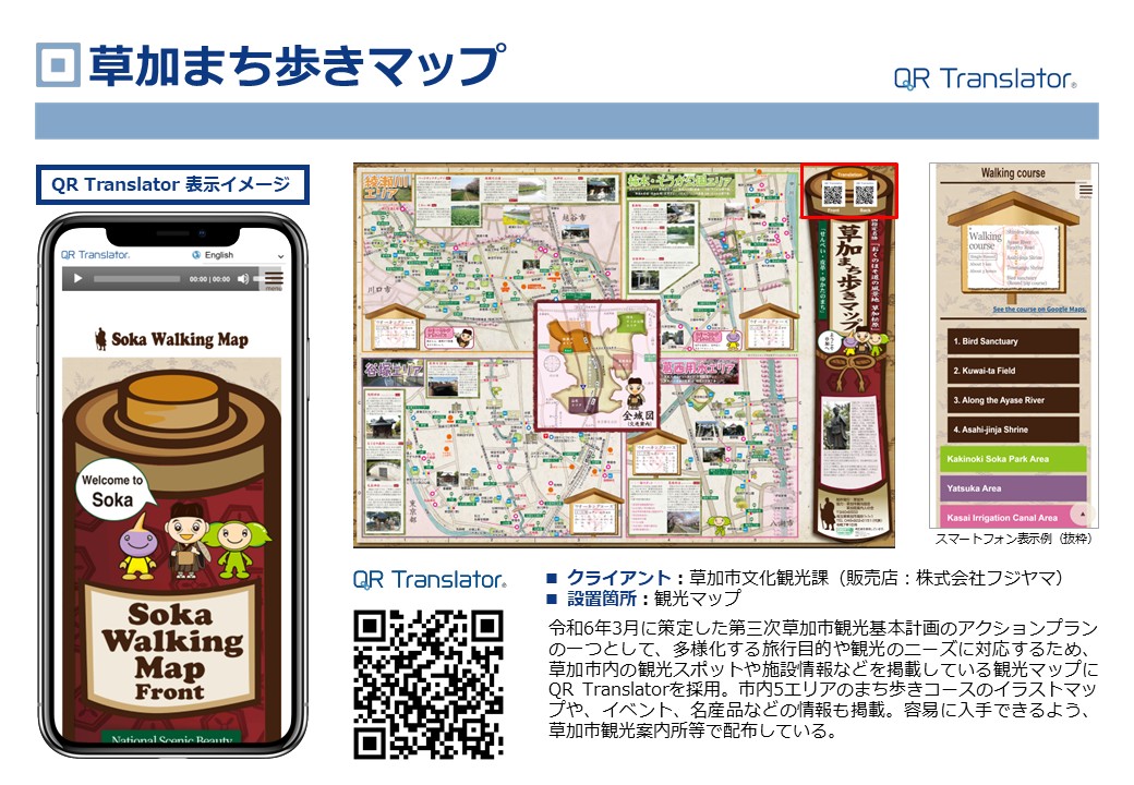 草加まち歩きマップ